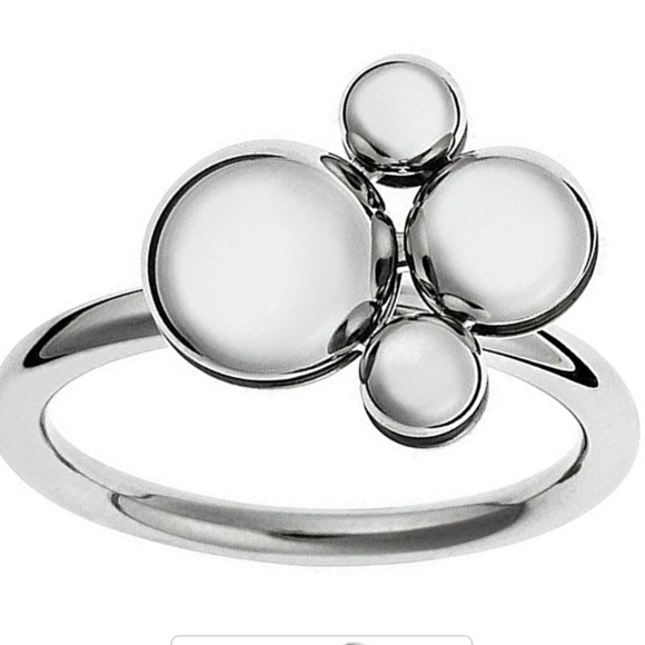 CALVIN KLEIN Stainless Steel Spin Fidget Ring  size 7 NEW - Picture 4 of 4